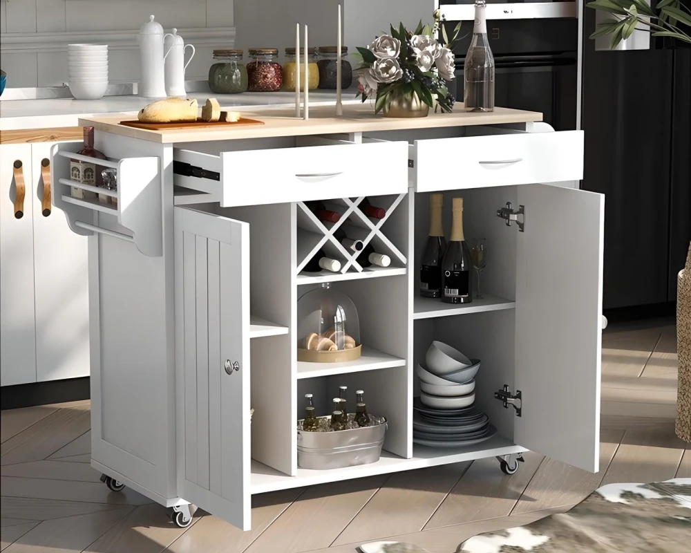 movable kitchen island small